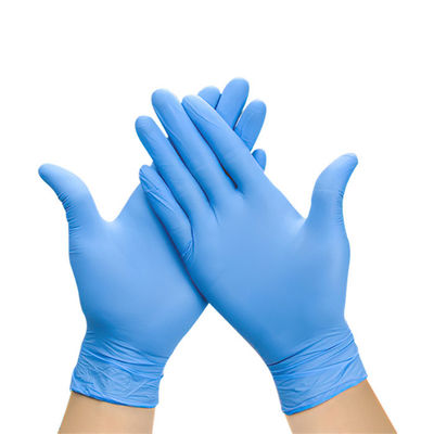 CE FDA Disposable Medical Nitrile Gloves , 3 Mil Nitrile Disposable Gloves