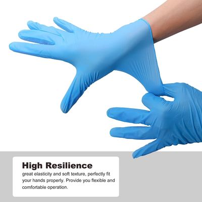 CE FDA Disposable Medical Nitrile Gloves , 3 Mil Nitrile Disposable Gloves