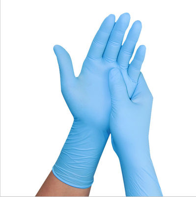 CE FDA Disposable Medical Nitrile Gloves , 3 Mil Nitrile Disposable Gloves
