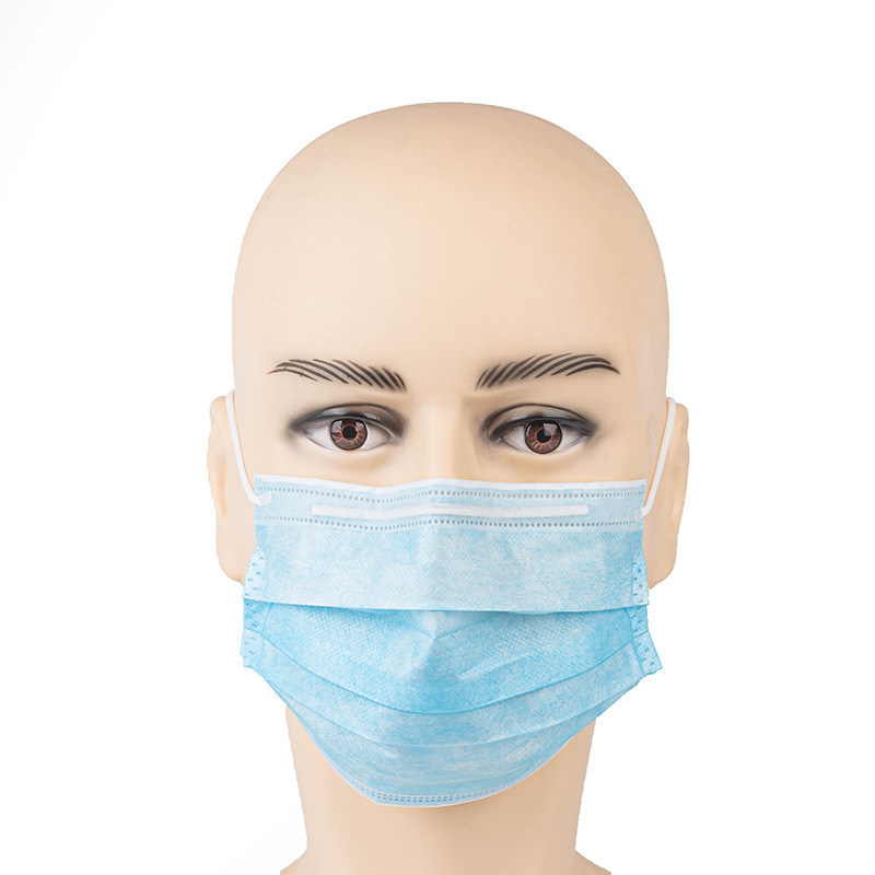 Outdoor 3 Ply 9" x 3.7" Disposable Medical Face Mask